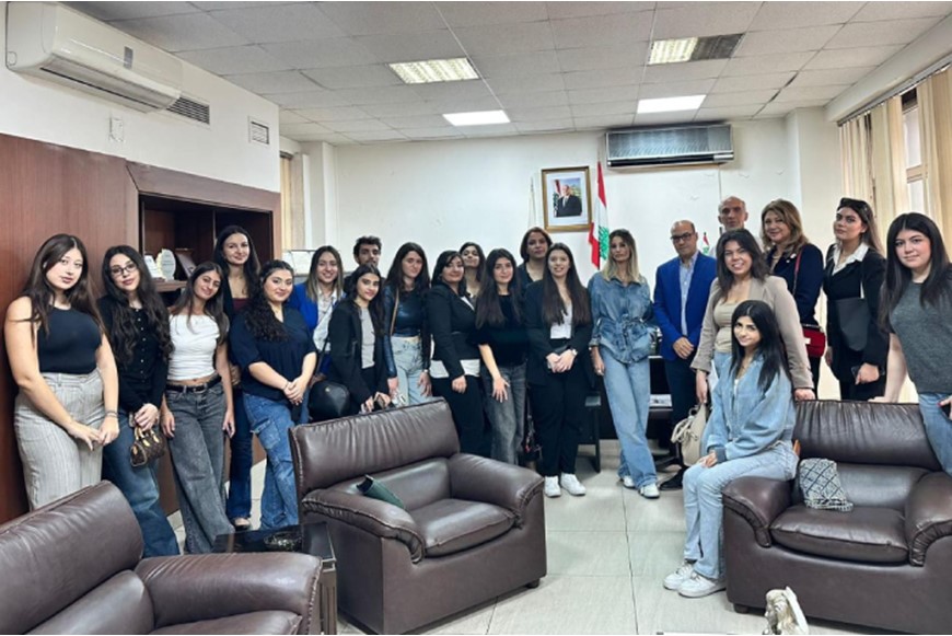 NDU Journalism Students Meet with Ministers and Media Professionals 11